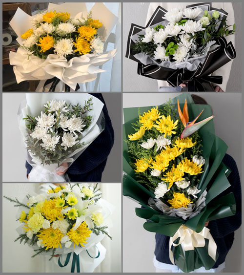 贵州铜仁市松桃县盘石镇臭脑村白事花束代送